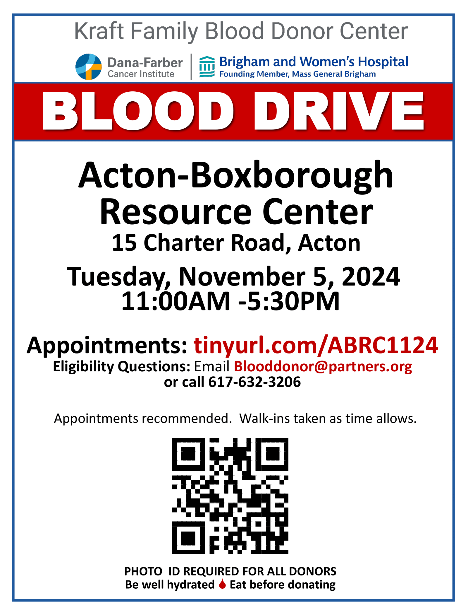 Blood Drive Flyer