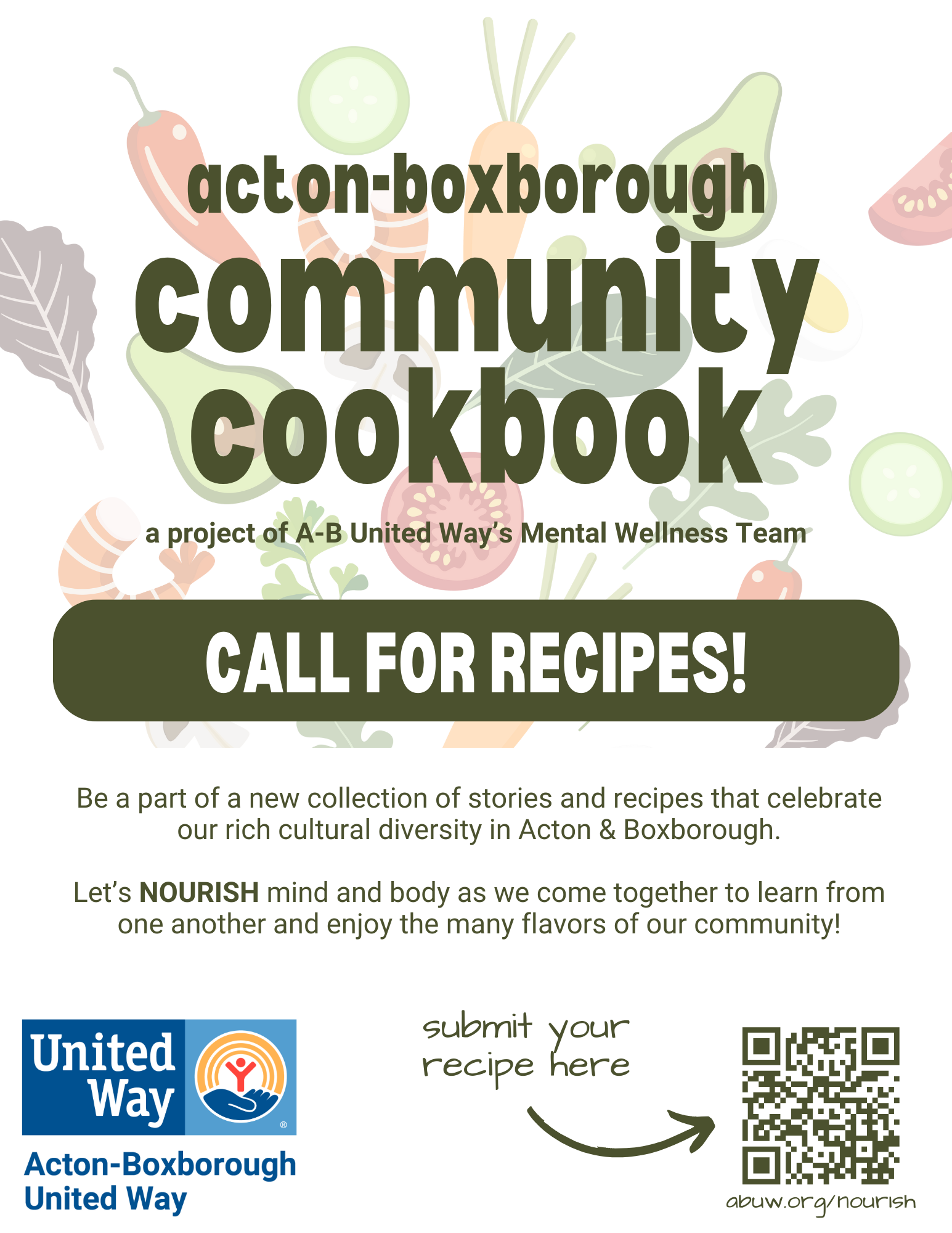 Community Cookbook Call for Recipes